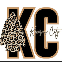 Load image into Gallery viewer, KC Kansas City - leopard arrowhead on the K