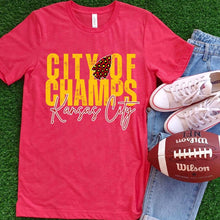 Load image into Gallery viewer, City of Champs - Kansas City - red leopard arrowhead