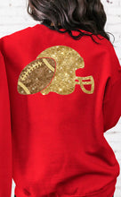 Load image into Gallery viewer, Sequin Glitter Helmet and Football