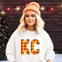 Load image into Gallery viewer, KC  - Red and Yellow Buffalo Plaid