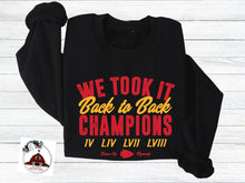 Load image into Gallery viewer, We took it BACK to BACK CHAMPIONS