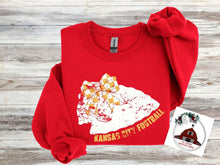 Load image into Gallery viewer, White Arrowhead with yellow bow - Kansas City Football