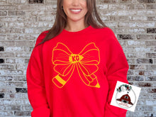 Load image into Gallery viewer, KANSAS CITY FOOTBALL TEACHER BOW AND PENCIL