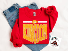 Load image into Gallery viewer, Kansas City Football Chiefs Kingdom - tall letters