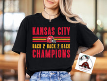 Load image into Gallery viewer, KANSAS CITY BACK 2 BACK 2 BACK CHAMPIONS