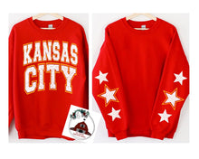 Load image into Gallery viewer, KANSAS CITY-  STARS ON SLEEVE - OVERSIZE