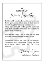 Load image into Gallery viewer, Elephant Ornament -  Unbreakable Bond of Sisterhood /Friendship