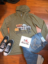 Load image into Gallery viewer, BUFFALO PLAID  Truck with Pumpkins ( CHOOSE STYLE)