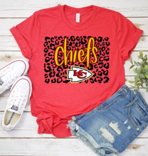 Load image into Gallery viewer, Chiefs Kansas City Leopard Square