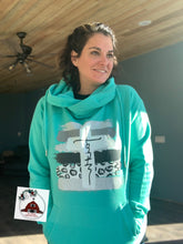 Load image into Gallery viewer, Faith black and white cross leopard