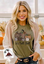 Load image into Gallery viewer, It’s Fall y'all pumpkins - leopard print
