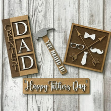 Load image into Gallery viewer, Happy Father’s Day - Dad theme interchangeable/ tier tray