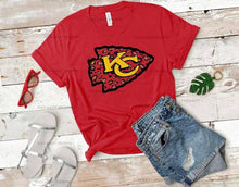 Load image into Gallery viewer, Chiefs Kansas City Leopard Arrowhead