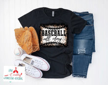 Load image into Gallery viewer, Baseball All Day - black