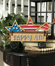 Load image into Gallery viewer, Happy 4th of July- interchangeable/ tier tray