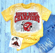 Load image into Gallery viewer, Super Bowl Champions - with helmet and trophy