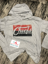 Load image into Gallery viewer, Chiefs distressed two tone square