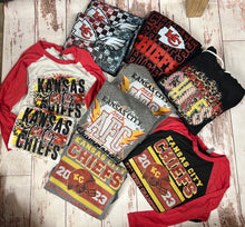 Load image into Gallery viewer, Kansas City Chiefs Football AFC West Champions with helmet