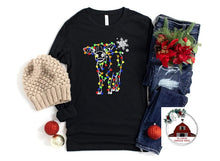 Load image into Gallery viewer, Christmas Lights Cow