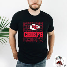 Load image into Gallery viewer, YOUTH-  Chiefs Repeat - Kansas City Football - red print