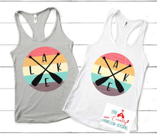 Load image into Gallery viewer, Lake with oars