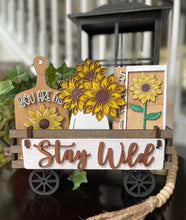 Load image into Gallery viewer, Stay Wild - Sunflower theme interchangeable/ tier tray