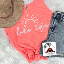 Load image into Gallery viewer, Lake Life (puffed white print)