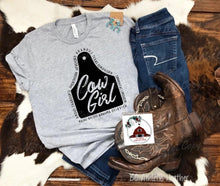 Load image into Gallery viewer, Cow Girl Ear Tag