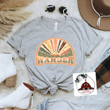 Load image into Gallery viewer, Wander (with retro sunset)