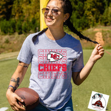 Load image into Gallery viewer, YOUTH-  Chiefs Repeat - Kansas City Football - red print