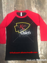 Load image into Gallery viewer, Kansas City Chiefs with KC in Arrowhead