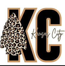 Load image into Gallery viewer, KC Kansas City - leopard arrowhead on the K
