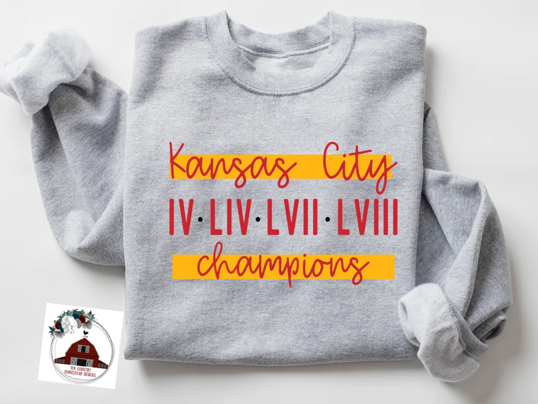 Kansas City Champions IV LIV LV11 LV111