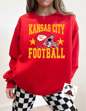 Load image into Gallery viewer, Kansas City Football Helmet with Stars
