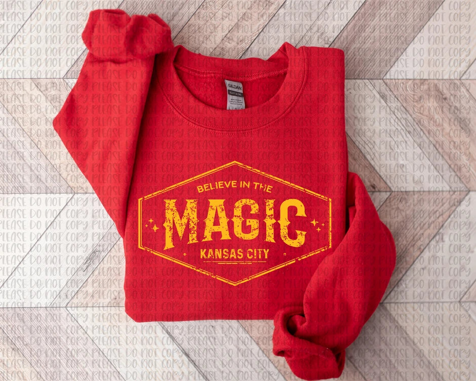 Believe in Magic - Kansas City Chiefs - yellow