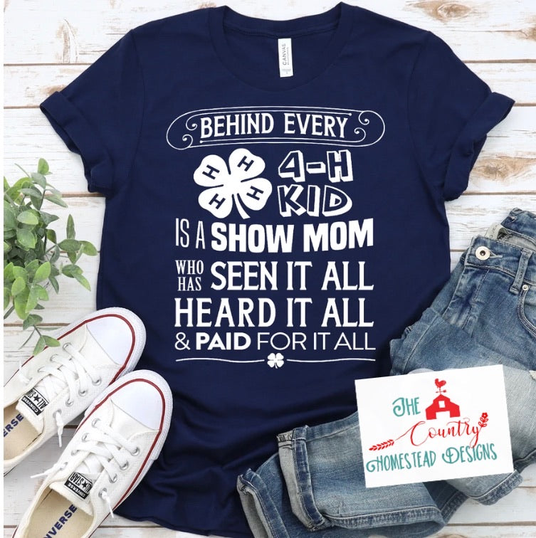 Behind Every 4H Kid is Show Mom