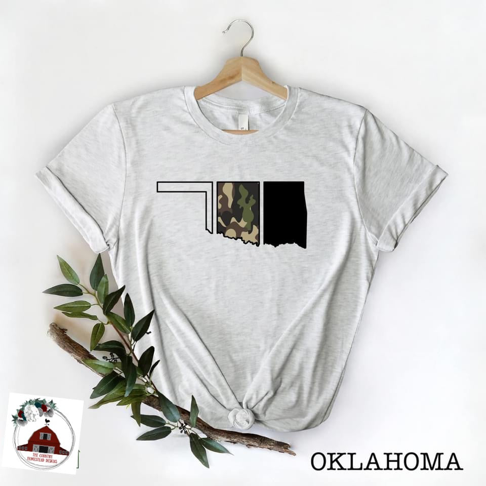 Oklahoma  State Camo Block