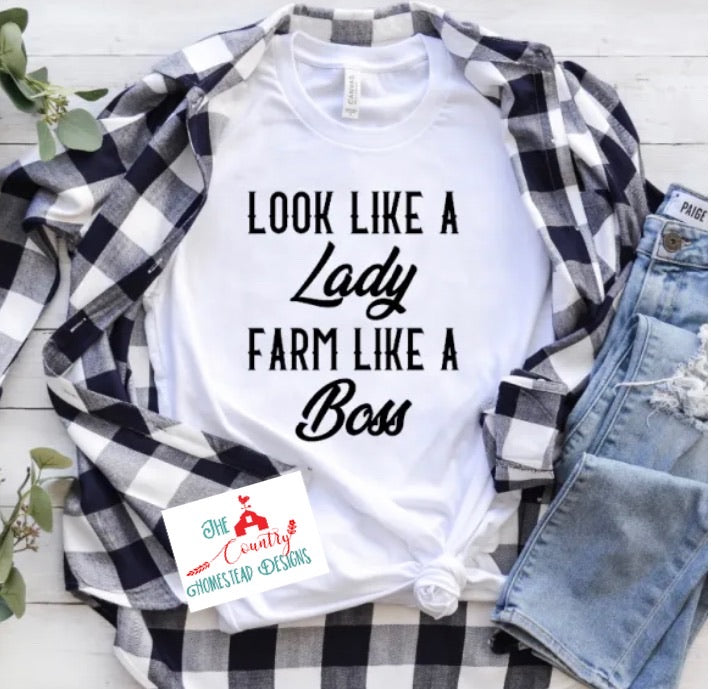 Look like a lady farm like a boss